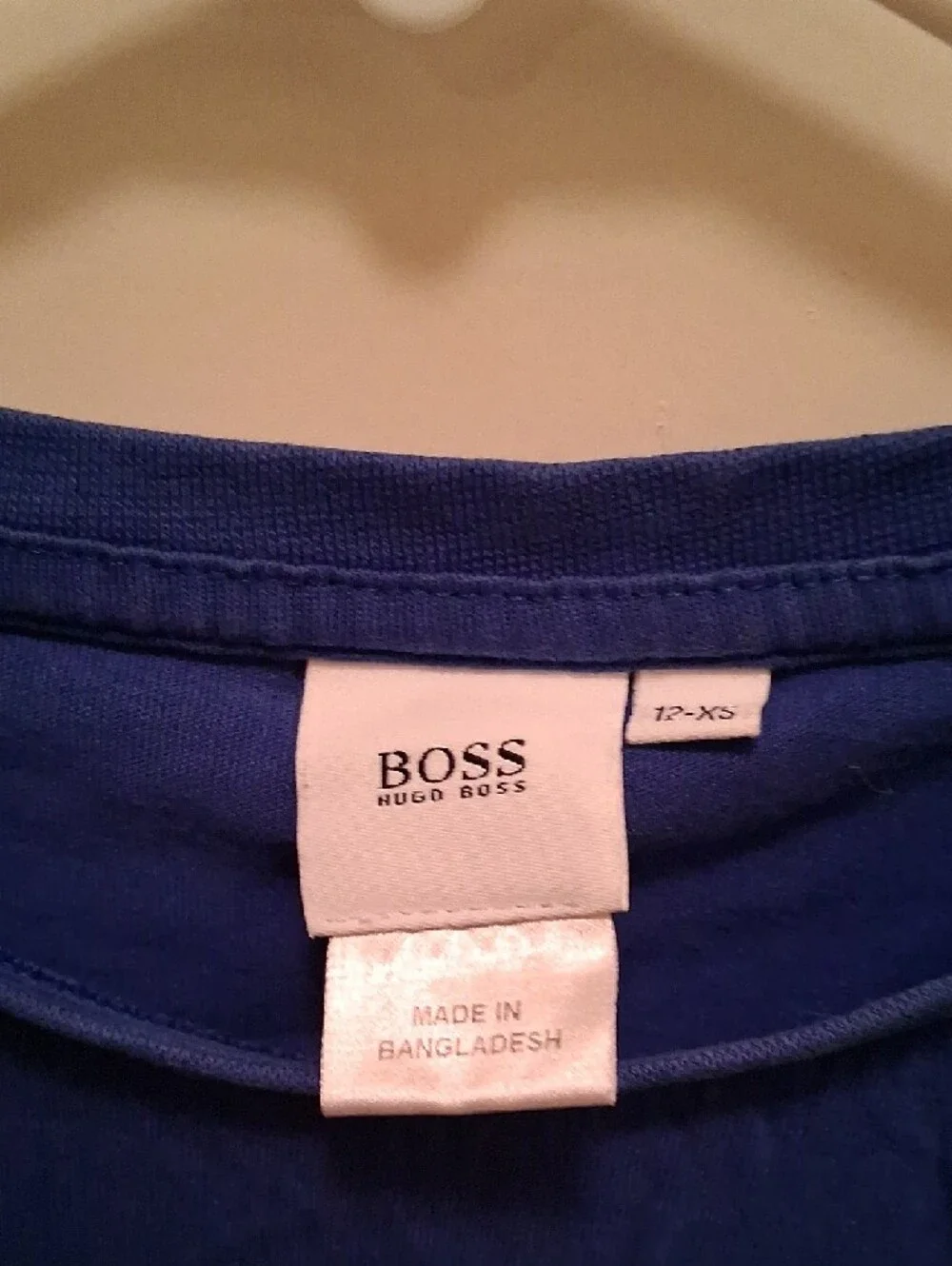 Hugo Boss Royal Blue Logo Tee